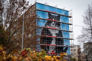 Read more about the article Kot Gacek oczyszcza powietrze! Na Pomorzu Zachodnim powstają ekologiczne murale